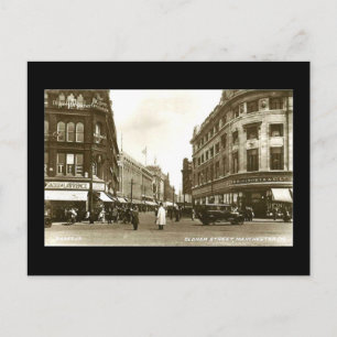 Oldham Street, Manchester, 1937 Postkarte