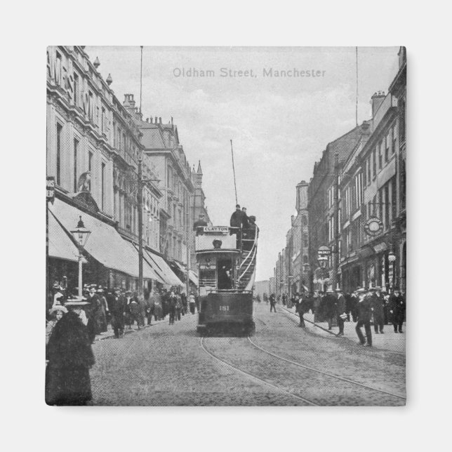 Oldham Street, Manchester, c.1910 Magnet (Vorne)