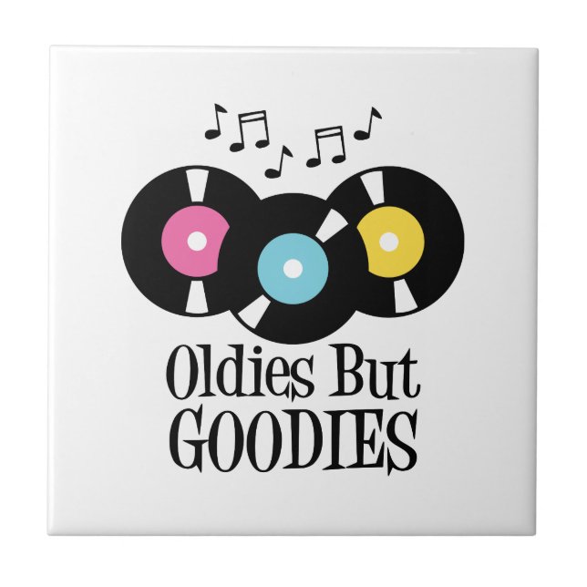Oldies, aber Goodies Fliese (Vorderseite)