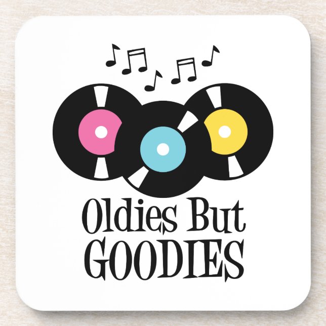 Oldies but Goodies Getränkeuntersetzer (Vorderseite)
