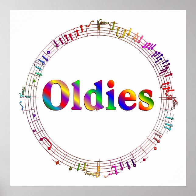Oldies Music Poster (Vorne)