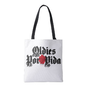 Oldies por vida Einkaufstüte Tasche