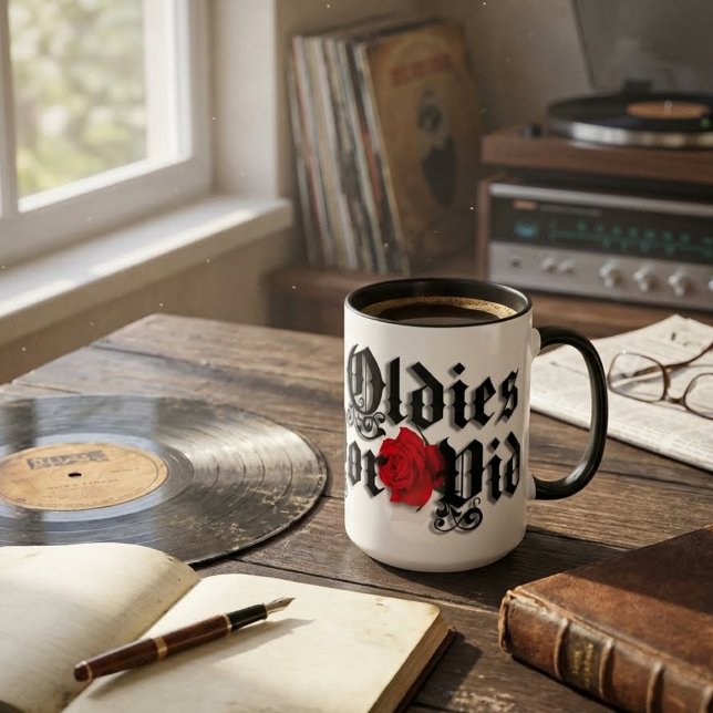 Oldies pvida Tasse (Oldies por vida Coffee mug)