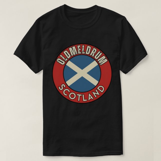 Oldmeldrum, Schottland T-Shirt (Design vorne)
