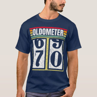 Oldometer 6970 Jahre alte Automobil-Enthusiasten B T-Shirt