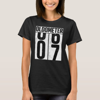 Oldometer 7 7. Geburtstag T-Shirt