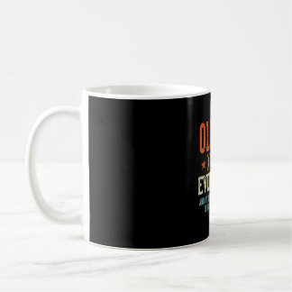 Oldpaw weiß alles Vatertag Retro Vintage Kaffeetasse