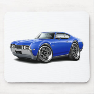 Olds 442 Blau-Auto 1968 Mousepad