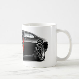 Olds 442 Schwarz-Rotes Auto 1968 Kaffeetasse