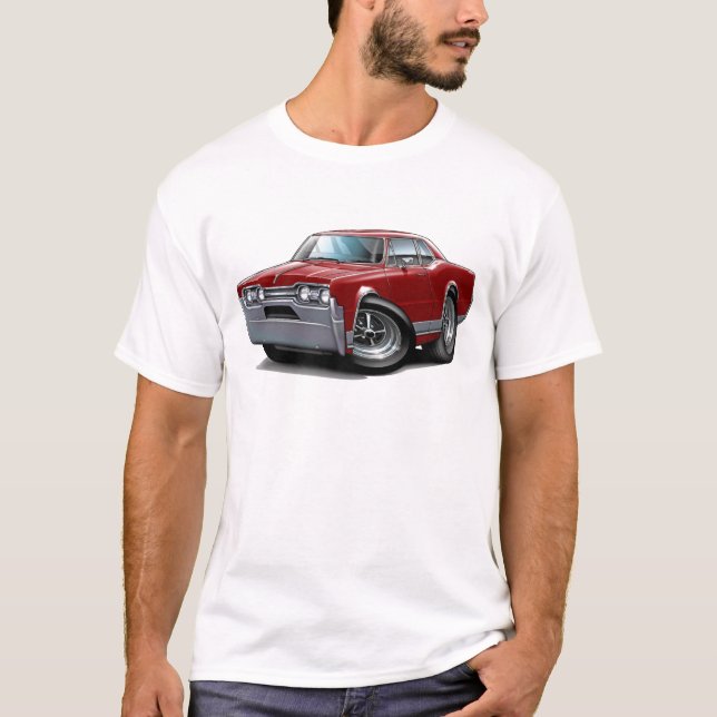 Olds Macheten-Kastanienbraun-Auto 1967 T-Shirt (Vorderseite)