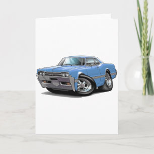 Olds Macheten-lt 1966 Blue Car Karte