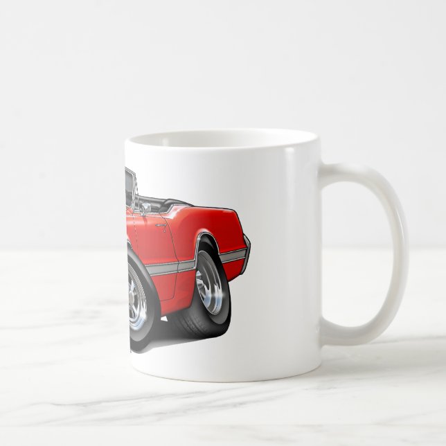 Olds Macheten-rotes Kabriolett 1966 Kaffeetasse (Rechts)