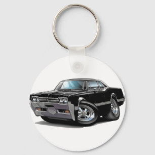 Olds Macheten-Schwarz-Auto 1966 Schlüsselanhänger