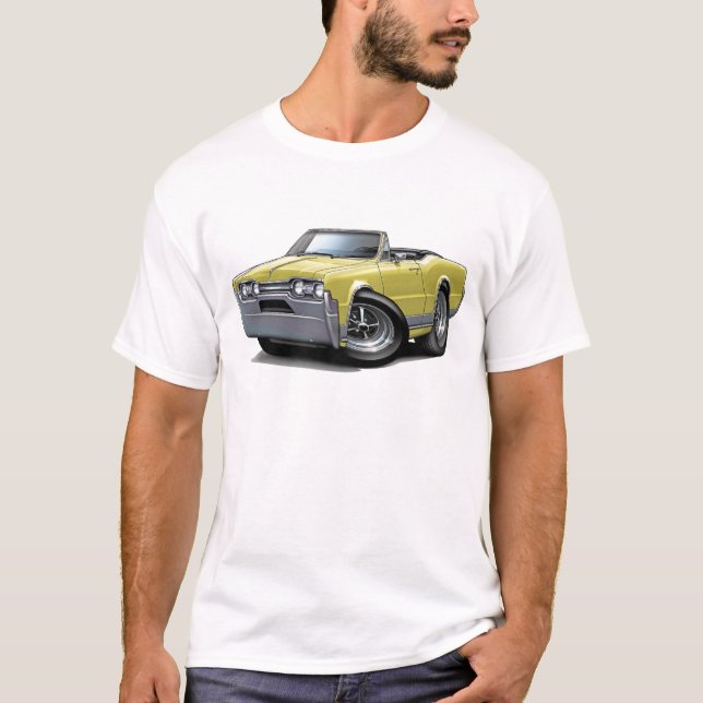 Olds Macheten-TAN-Kabriolett 1967 T-Shirt (Vorderseite)