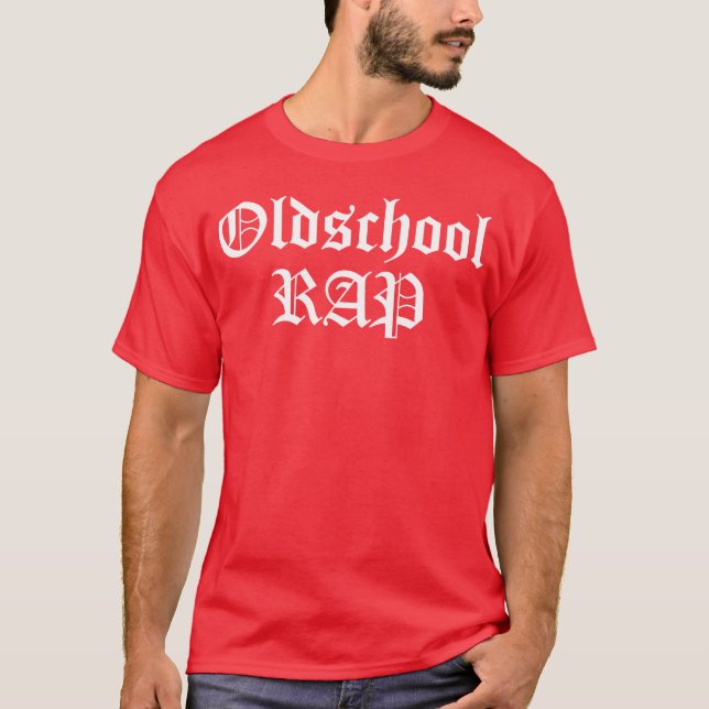 Oldschool-Rap-Freunde T-Shirt (Vorderseite)