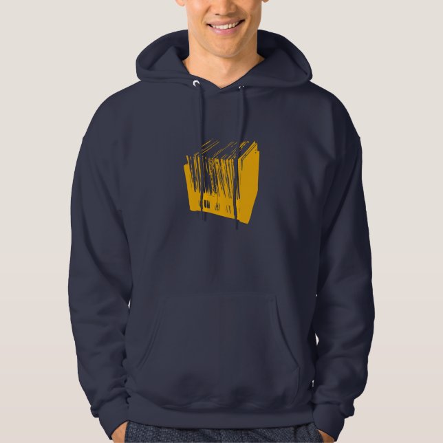 Oldskool VinylPlatten Hoodie (Vorderseite)