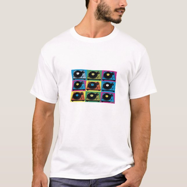 oldskool VinylTurntable-T - Shirt (Vorderseite)