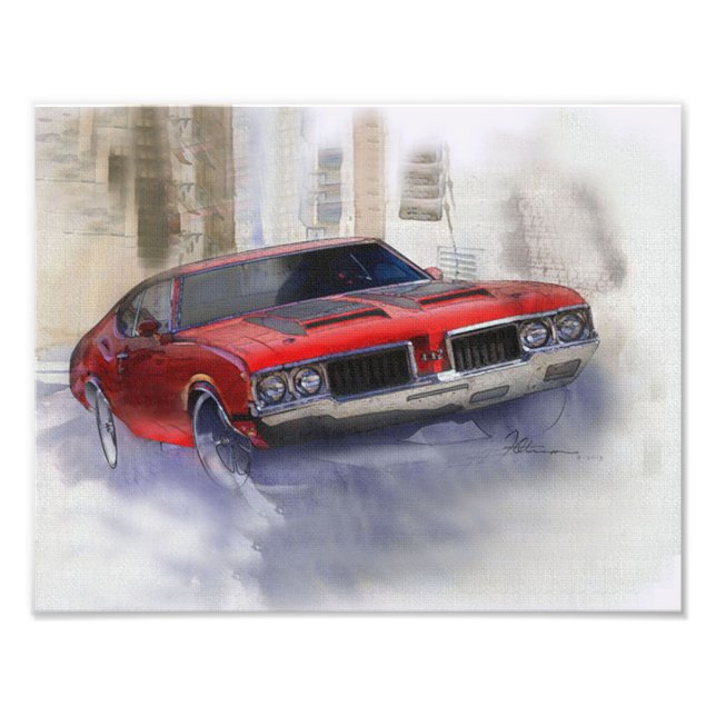 Oldsmobile 442 fotodruck (Vorne)