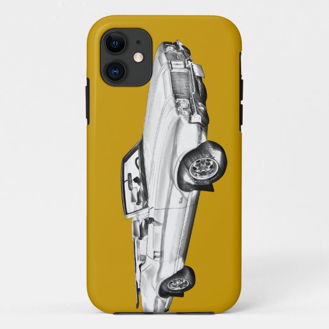Oldsmobile-Macheten-Oberste Auto-Illustration 1971 Case-Mate iPhone Hülle (Rückseite)