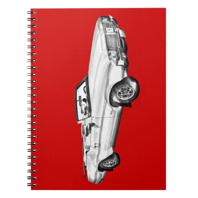 Oldsmobile-Macheten-Oberste Auto-Illustration 1971 Notizblock (Vorderseite)