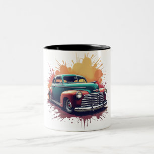 Oldtimer 1940er Lowrider Zweifarbige Tasse