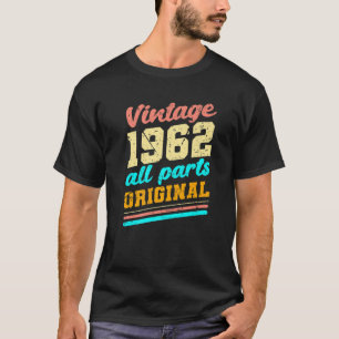 Oldtimer 1962 Alle Teile Original 60 Jahre 60th Bi T-Shirt