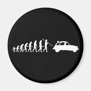 Oldtimer 2CV-Evolution Magnet