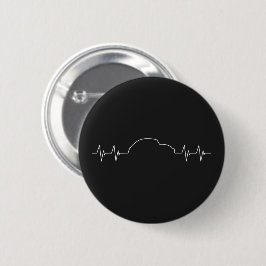 Oldtimer 2cv Retro Heartbeat Button