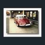 Oldtimer-Auto Postkarte<br><div class="desc">Achja Oldtimer Auto ich an diesem Buch der Zeit erleben</div>
