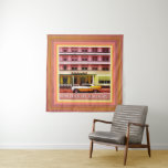 Oldtimer im Art Deco District, Miami, Florida Wandteppich<br><div class="desc">#Tapestry mit einem #OldtimerCar vor dem Avalon im Art Deco Distrikt #MiamiBeach. 👉 Matching Kissen Case und weitere Artikel mit diesem Design: www.zazzle.com/aura2000/avalon</div>