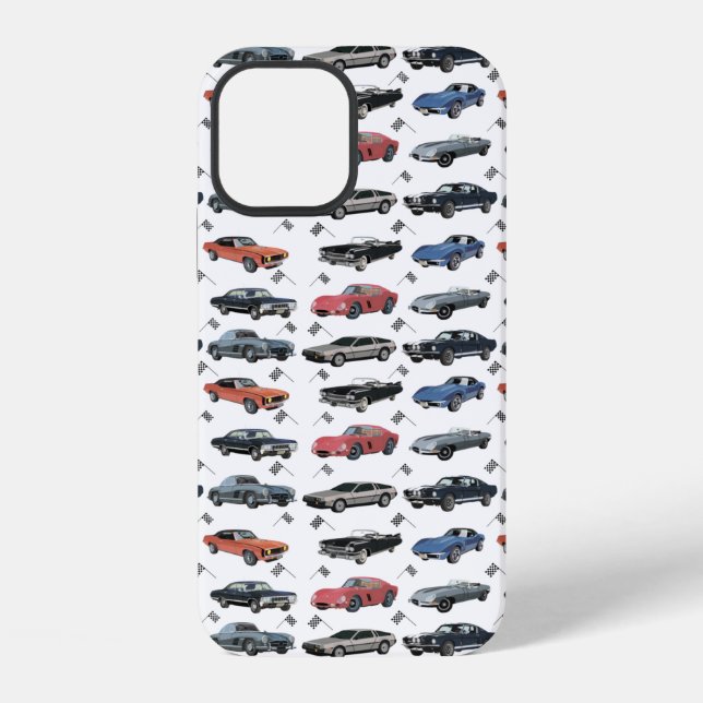 Oldtimer iPhone 12 Hülle (Rückseite)