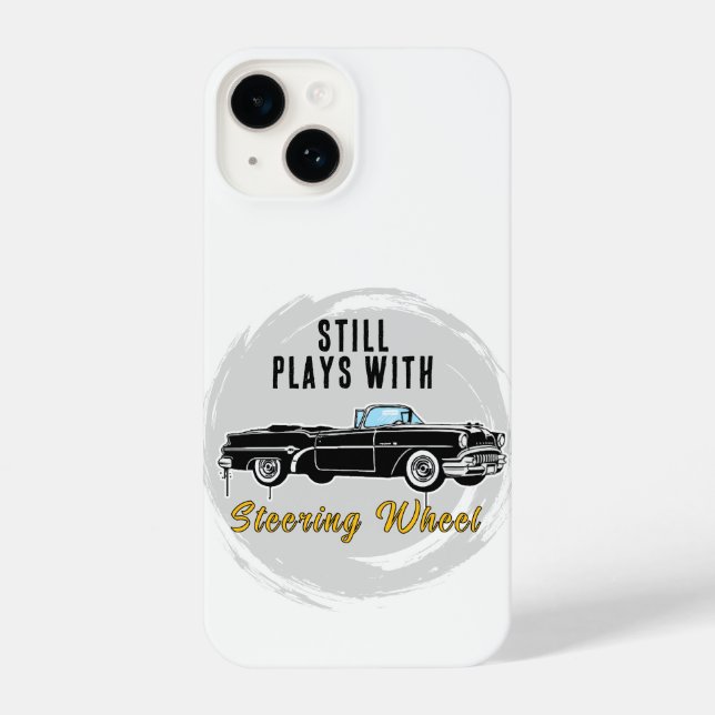 Oldtimer iPhone 14 Hülle (Rückseite)