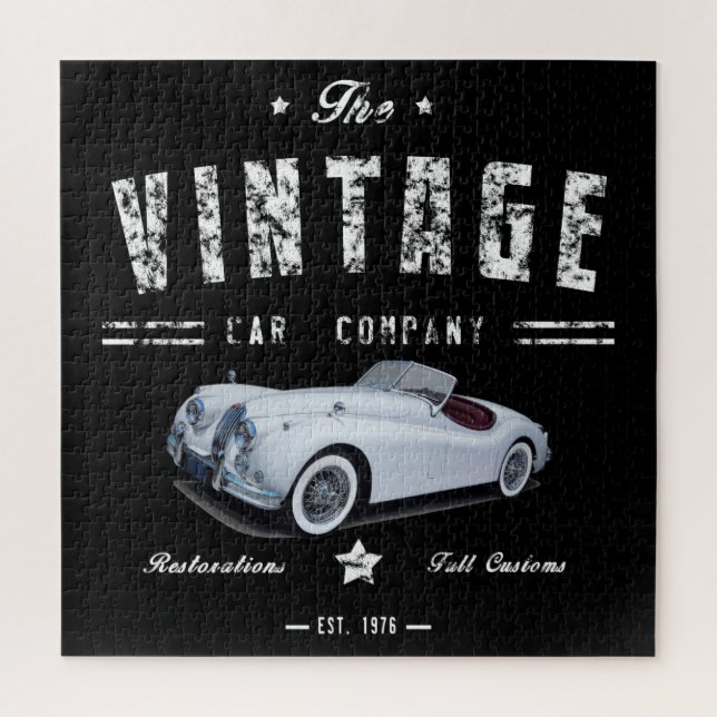 Oldtimer-Klassiker-Automobilfirma (Vertikal)