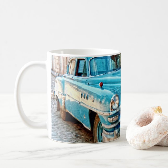 Oldtimer - Kuba Kaffeetasse (Mit Donut)