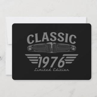 Oldtimer-Liebhaber 1976 Hergestellt 1976 50. Gebur Einladung