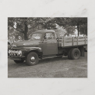 Oldtimer-LKW Postkarte