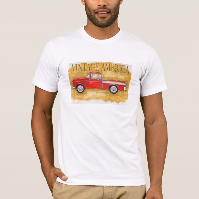 Oldtimer-LKW T-Shirt (Vorderseite)