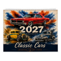 Oldtimer-Muskelauto-Kalender