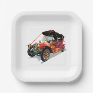 Oldtimer Pappteller