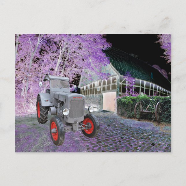 Oldtimer Postkarte (Vorderseite)