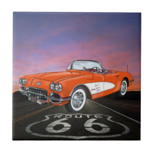 Oldtimer - Route 66 - SRF Fliese