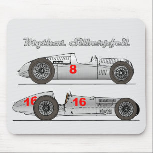 Oldtimer Silver Arrow Deutschland 1939 Auto-Union Mousepad