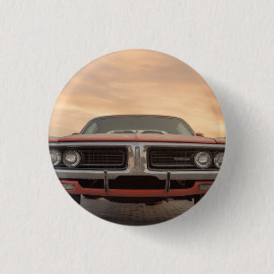 Oldtimer-Sonnenuntergangsansicht Button