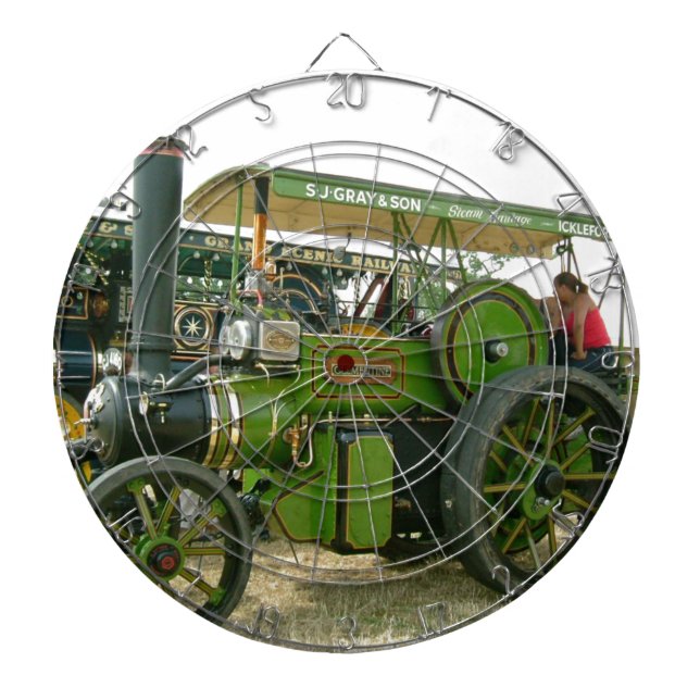 Oldtimer-Traktor Dartscheibe (vorne)
