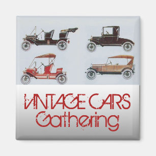 Oldtimer-Treffen Klassisches Auto Magnet
