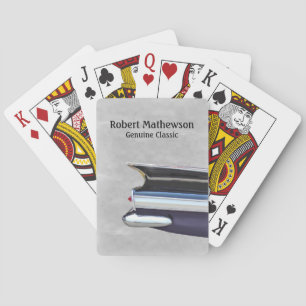 Oldtimer und klassische Persönlichkeit individuali Spielkarten