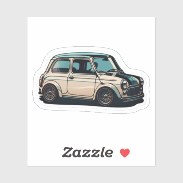 Oldtimeraufkleber zum Verkauf" "Vintag Aufkleber (Blatt)