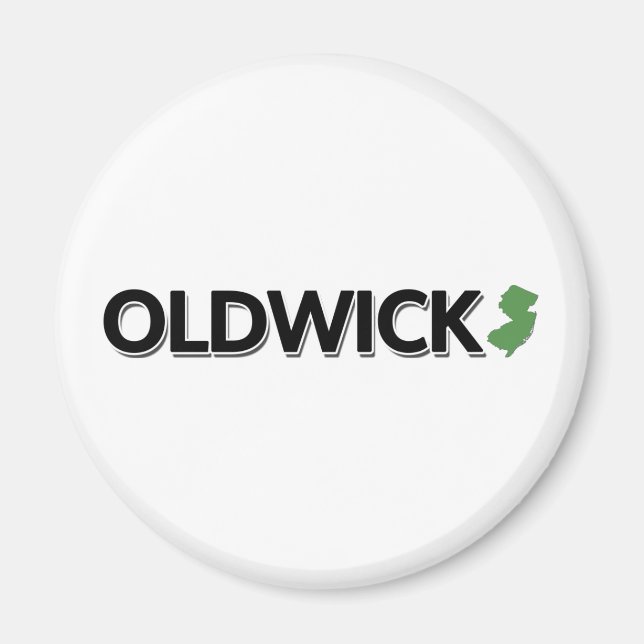 Oldwick, New Jersey Magnet (Vorne)