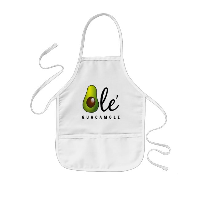 Ole Guacamole-Avocado-Spaß Kinderschürze (Vorne)