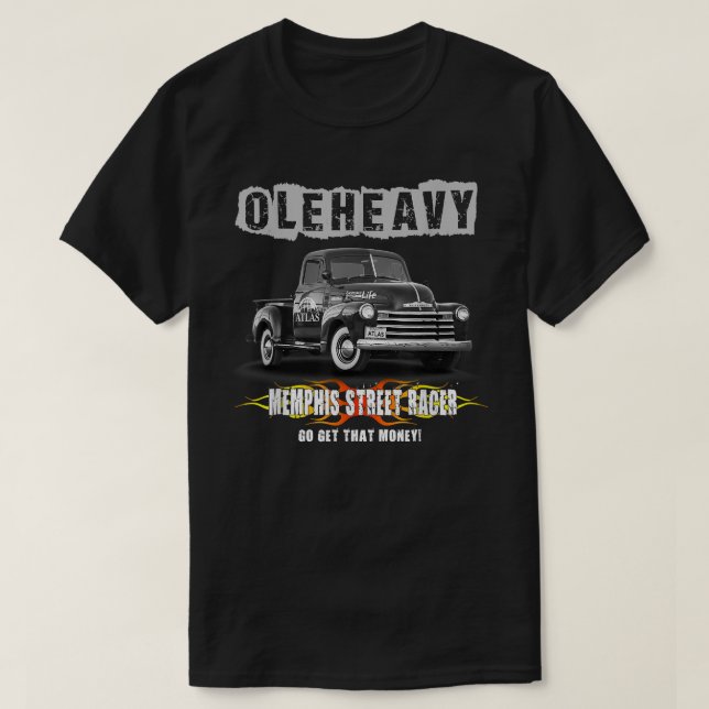 Ole Heavy Lkw Street Racer Memphis bekommen Sie T-Shirt (Design vorne)